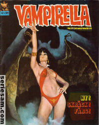 Vampirella 1974 nr 1 omslag serier Vampirella 1974 nr 1 omslag serier