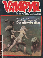Vampyr 1974 nr 1 omslag serier Vampyr 1974 nr 1 omslag serier