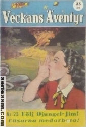 Veckans äventyr 1942 nr 23 omslag serier Veckans äventyr 1942 nr 23 omslag serier