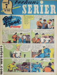 Veckans serier 1942 nr 7 omslag serier Veckans serier 1942 nr 7 omslag serier