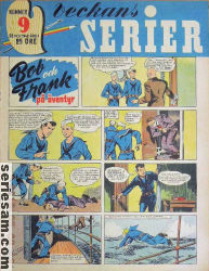 Veckans serier 1942 nr 9 omslag serier Veckans serier 1942 nr 9 omslag serier