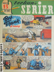 Veckans serier 1943 nr 13 omslag serier Veckans serier 1943 nr 13 omslag serier