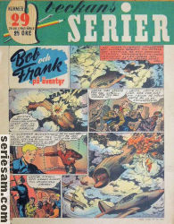 Veckans serier 1943 nr 29 omslag serier Veckans serier 1943 nr 29 omslag serier