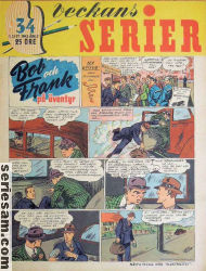 Veckans serier 1943 nr 34 omslag serier Veckans serier 1943 nr 34 omslag serier