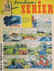 Veckans serier 1943 nr 38 omslag serier Veckans serier 1943 nr 38 omslag serier