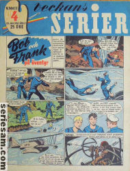 Veckans serier 1943 nr 4 omslag serier Veckans serier 1943 nr 4 omslag serier