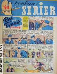 Veckans serier 1943 nr 40 omslag serier Veckans serier 1943 nr 40 omslag serier