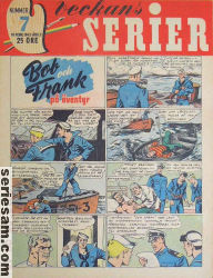 Veckans serier 1943 nr 7 omslag serier Veckans serier 1943 nr 7 omslag serier