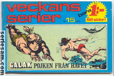 Veckans serier 1972 nr 15 omslag serier