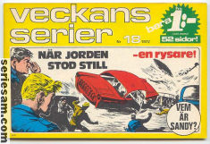 Veckans serier 1972 nr 18 omslag serier