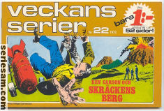 Veckans serier 1972 nr 22 omslag serier