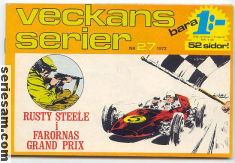 Veckans serier 1972 nr 27 omslag serier