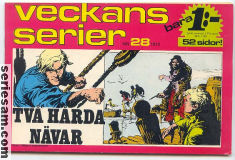 Veckans serier 1972 nr 28 omslag serier