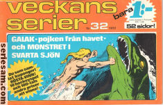 Veckans serier 1972 nr 32 omslag serier