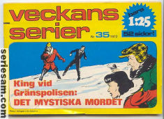 Veckans serier 1972 nr 35 omslag serier Veckans serier 1972 nr 35 omslag serier