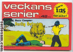 Veckans serier 1972 nr 42 omslag serier