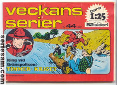 Veckans serier 1972 nr 44 omslag serier Veckans serier 1972 nr 44 omslag serier