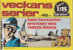 Veckans serier 1972 nr 45 omslag serier