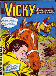 Vicky 1956 nr 3 omslag serier