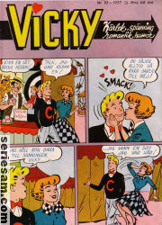 Vicky 1957 nr 10 omslag serier