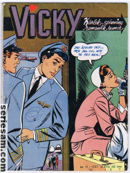 Vicky 1957 nr 11 omslag serier