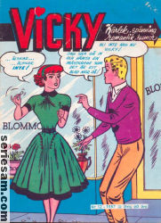 Vicky 1957 nr 12 omslag serier
