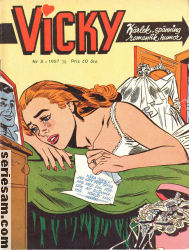 Vicky 1957 nr 3 omslag serier