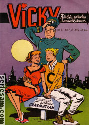 Vicky 1957 nr 5 omslag serier