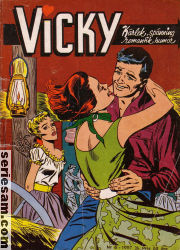 Vicky 1957 nr 6 omslag serier