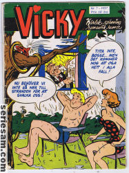 Vicky 1957 nr 7 omslag serier