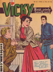 Vicky 1958 nr 10 omslag serier