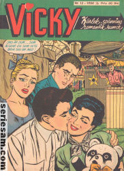 Vicky 1958 nr 12 omslag serier