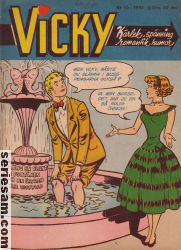 Vicky 1958 nr 16 omslag serier