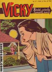 Vicky 1958 nr 17 omslag serier