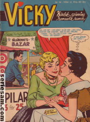 Vicky 1958 nr 18 omslag serier