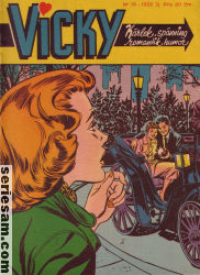 Vicky 1958 nr 19 omslag serier