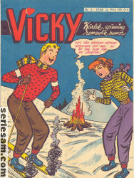 Vicky 1958 nr 2 omslag serier