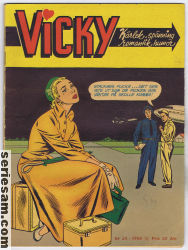 Vicky 1958 nr 24 omslag serier