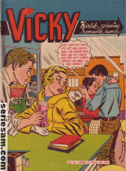 Vicky 1958 nr 4 omslag serier