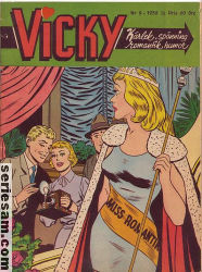 Vicky 1958 nr 8 omslag serier