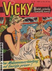 Vicky 1959 nr 13 omslag serier
