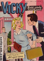 Vicky 1959 nr 14 omslag serier