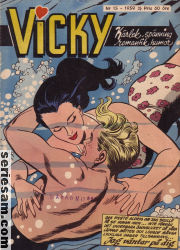 Vicky 1959 nr 15 omslag serier