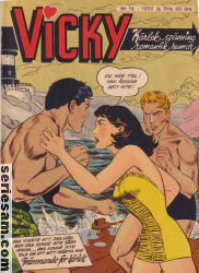 Vicky 1959 nr 16 omslag serier