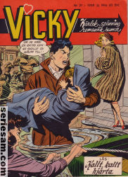 Vicky 1959 nr 21 omslag serier