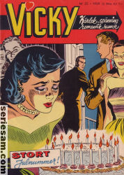 Vicky 1959 nr 25 omslag serier