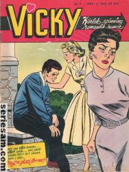Vicky 1959 nr 7 omslag serier