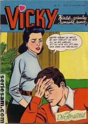 Vicky 1959 nr 8 omslag serier