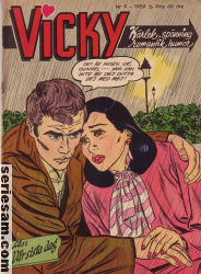 Vicky 1959 nr 9 omslag serier