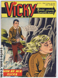 Vicky 1960 nr 14 omslag serier